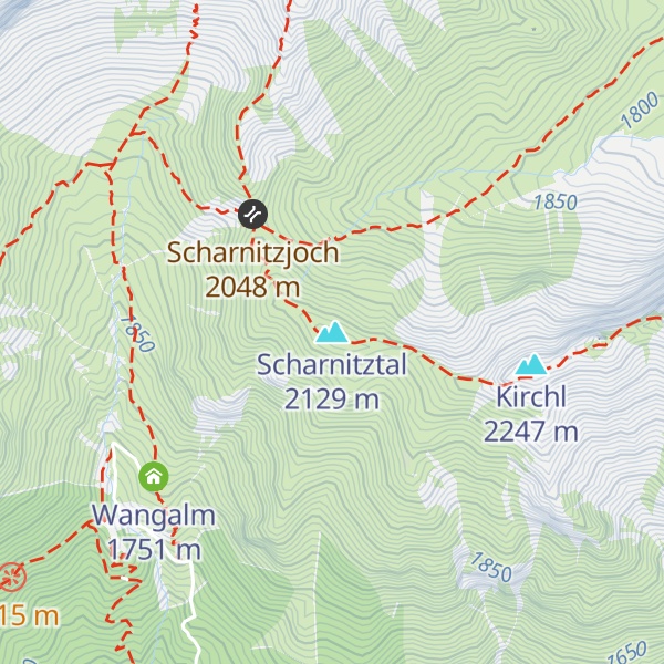 Map of Scharnitztal
