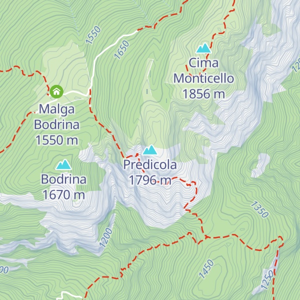 Map of Predicola