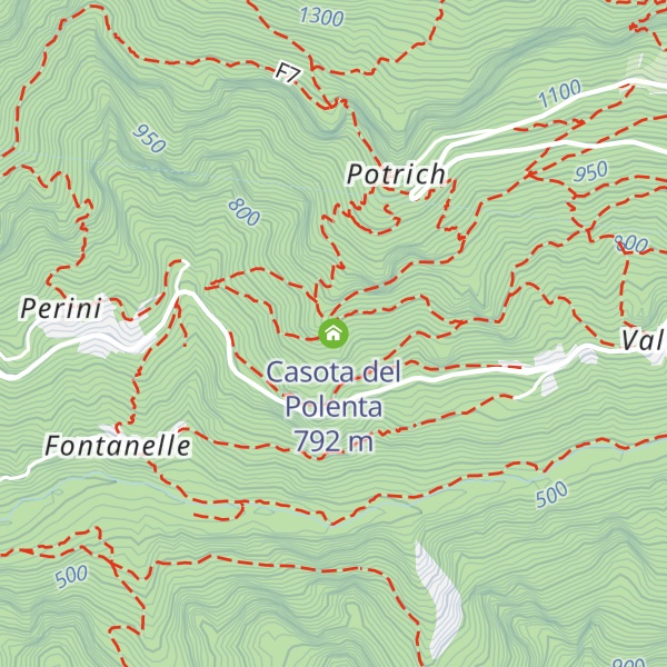 Map of Casota del Polenta