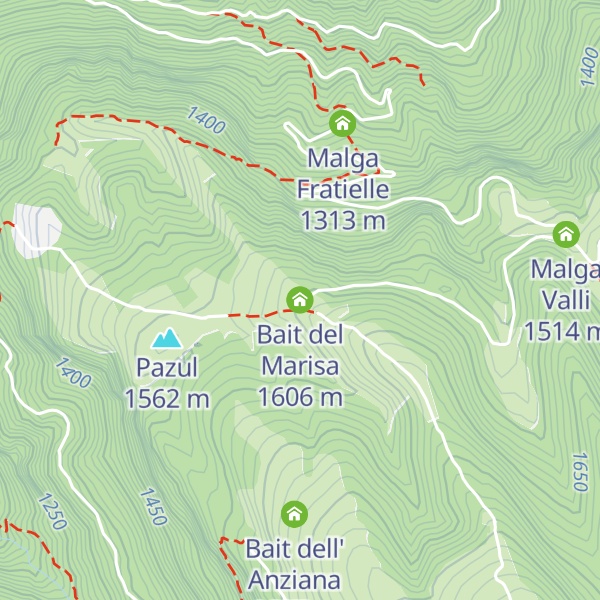 Map of Bait del Marisa