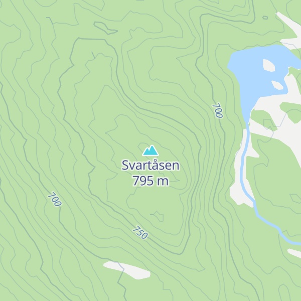 Map of Svartåsen