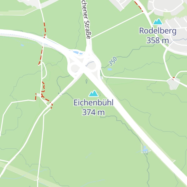 Map of Eichenbühl