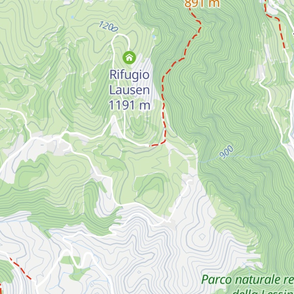 Map of B & B La via dei Cimbri