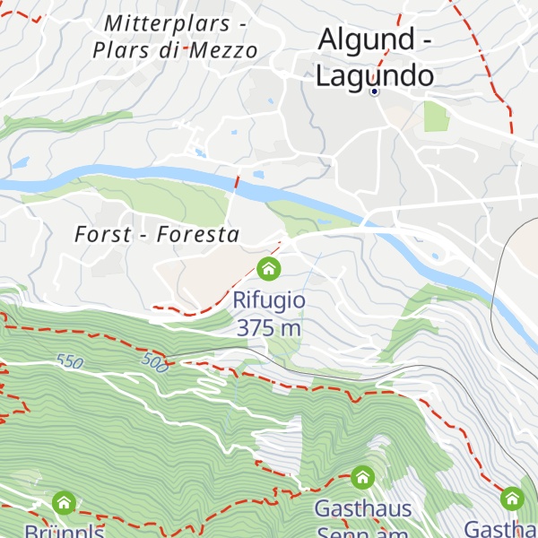 Map of Rifugio
