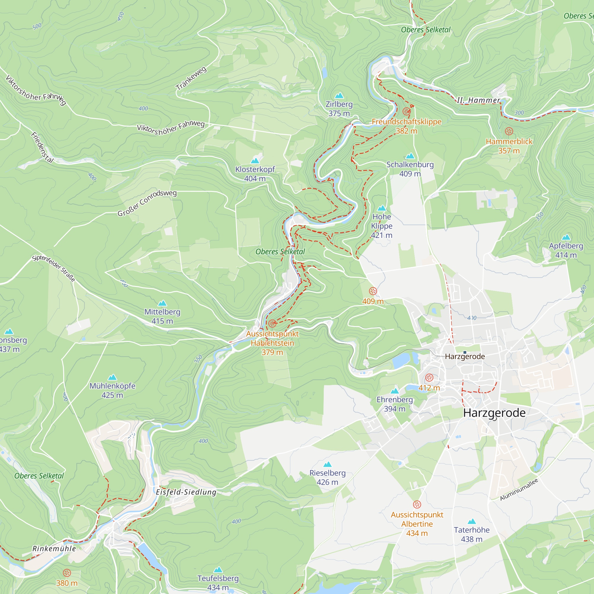 Birkenhütte map