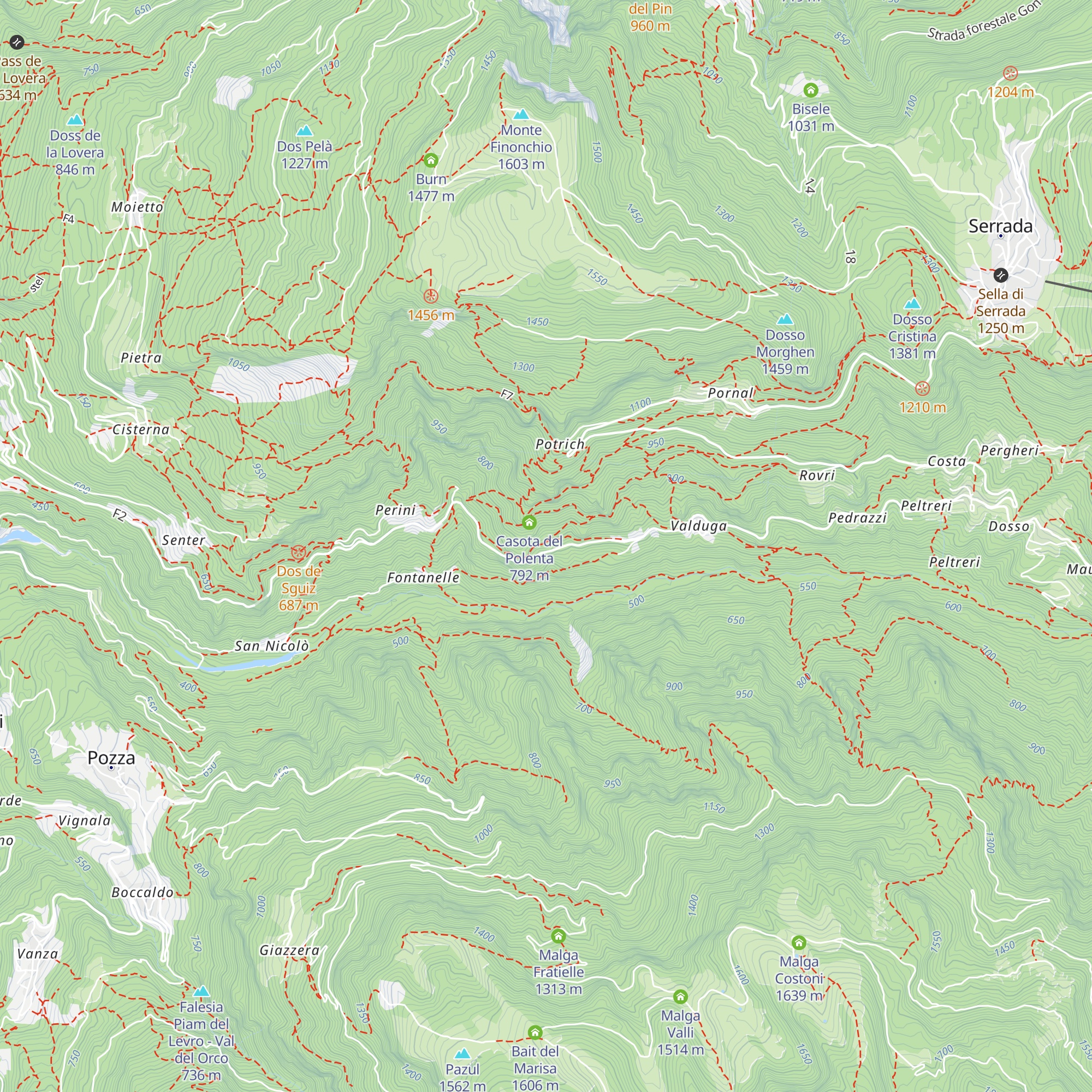 Osteria del Nazio map
