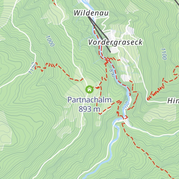 Map of Partnachalm