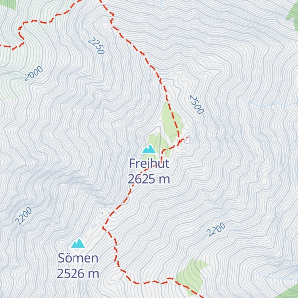 Map of Freihut