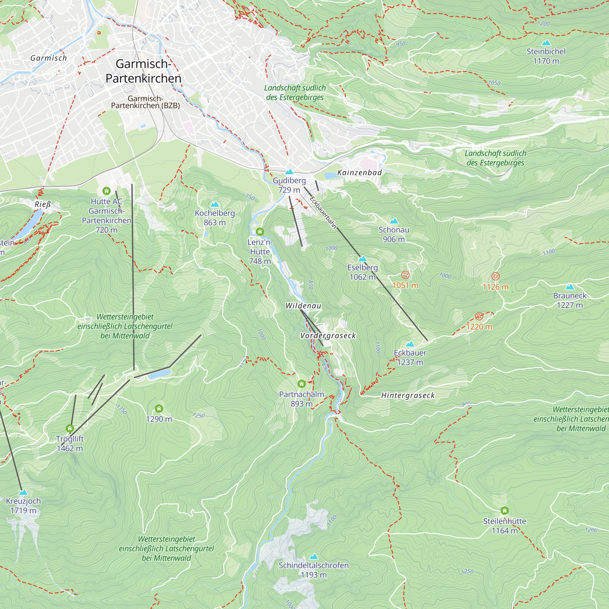 Klammhaus map