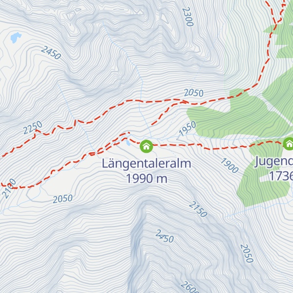 Map of Längentaleralm