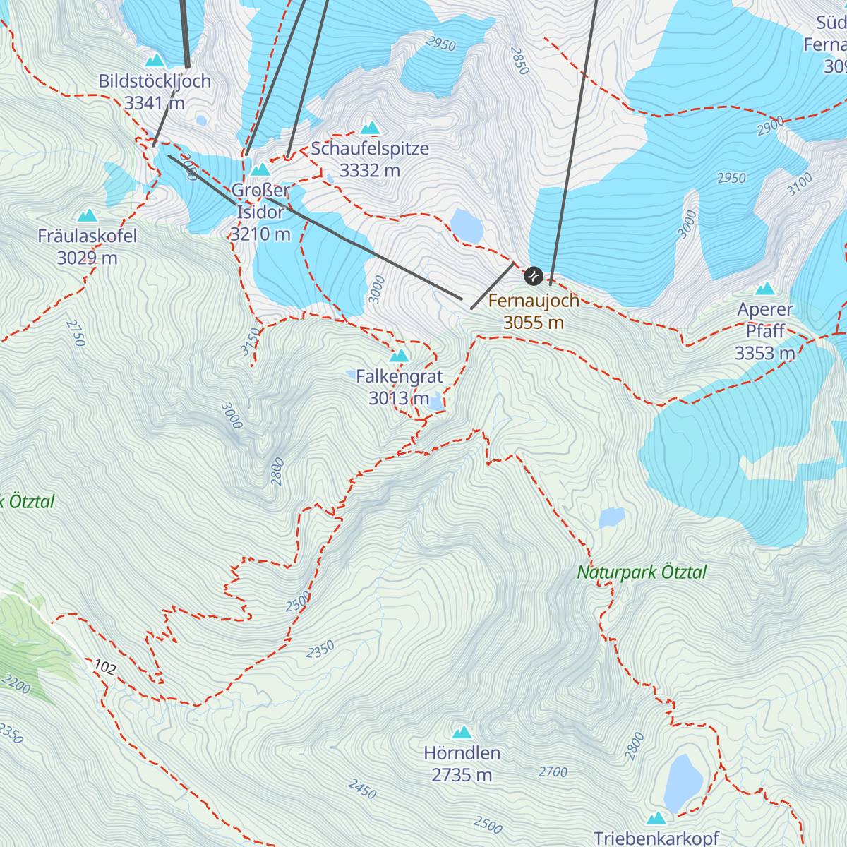 Hildesheimer Hütte map