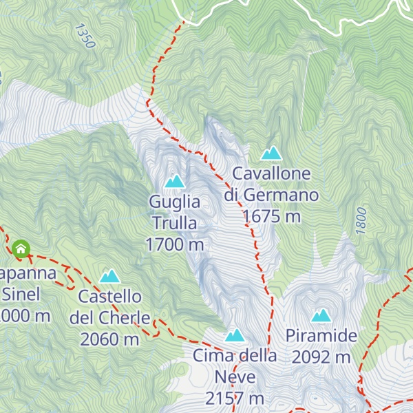 Map of Guglia Due Amici