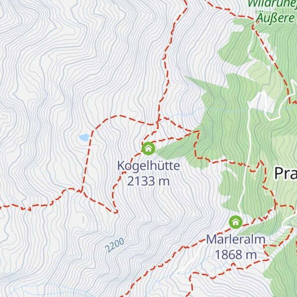 Map of Kogelhütte