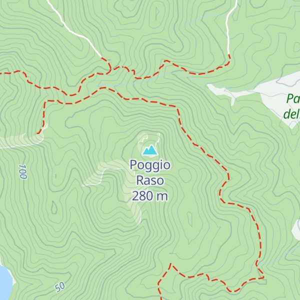 Map of Poggio Raso