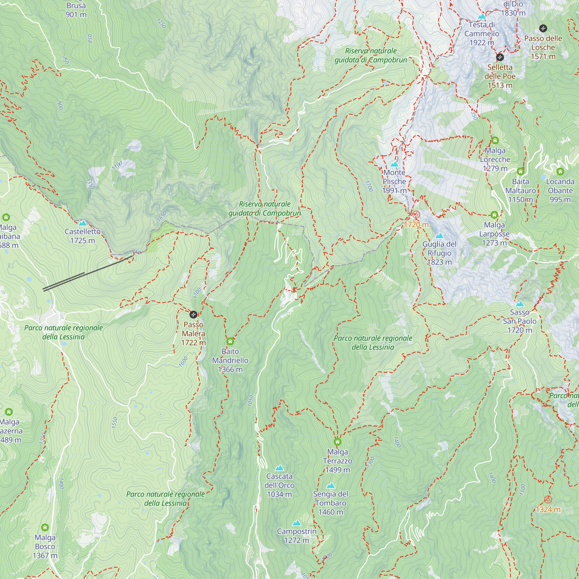 Rifugio Boschetto map