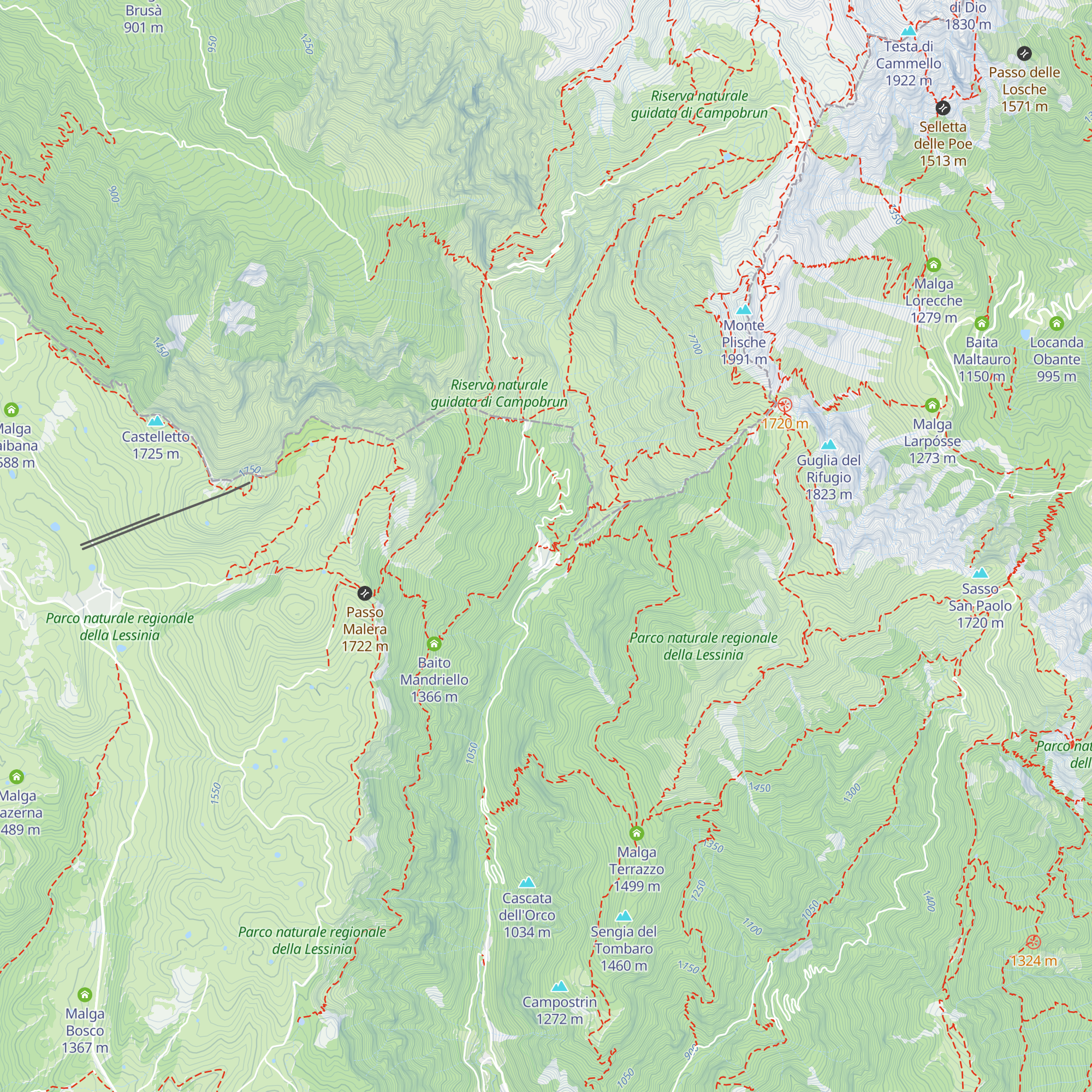 Rifugio Boschetto map