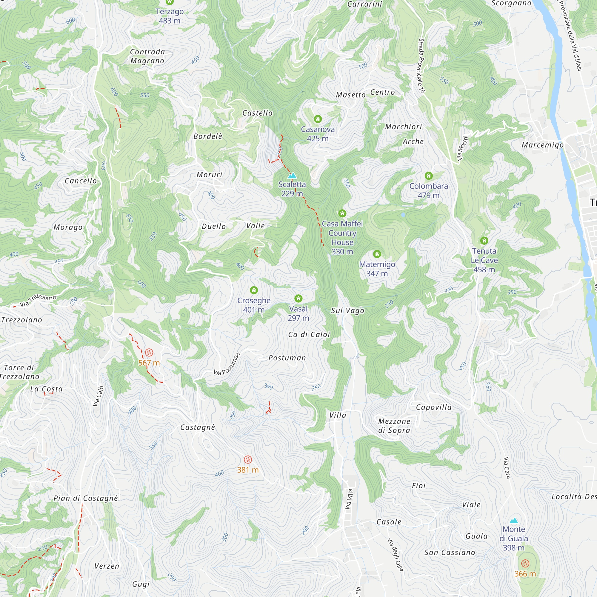 Vasàl map
