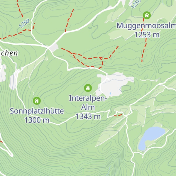 Map of Interalpen-Alm