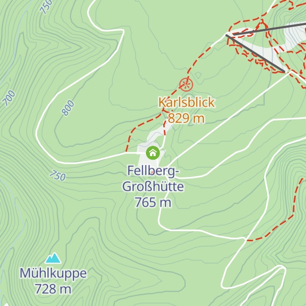 Map of Fellberg-Großhütte
