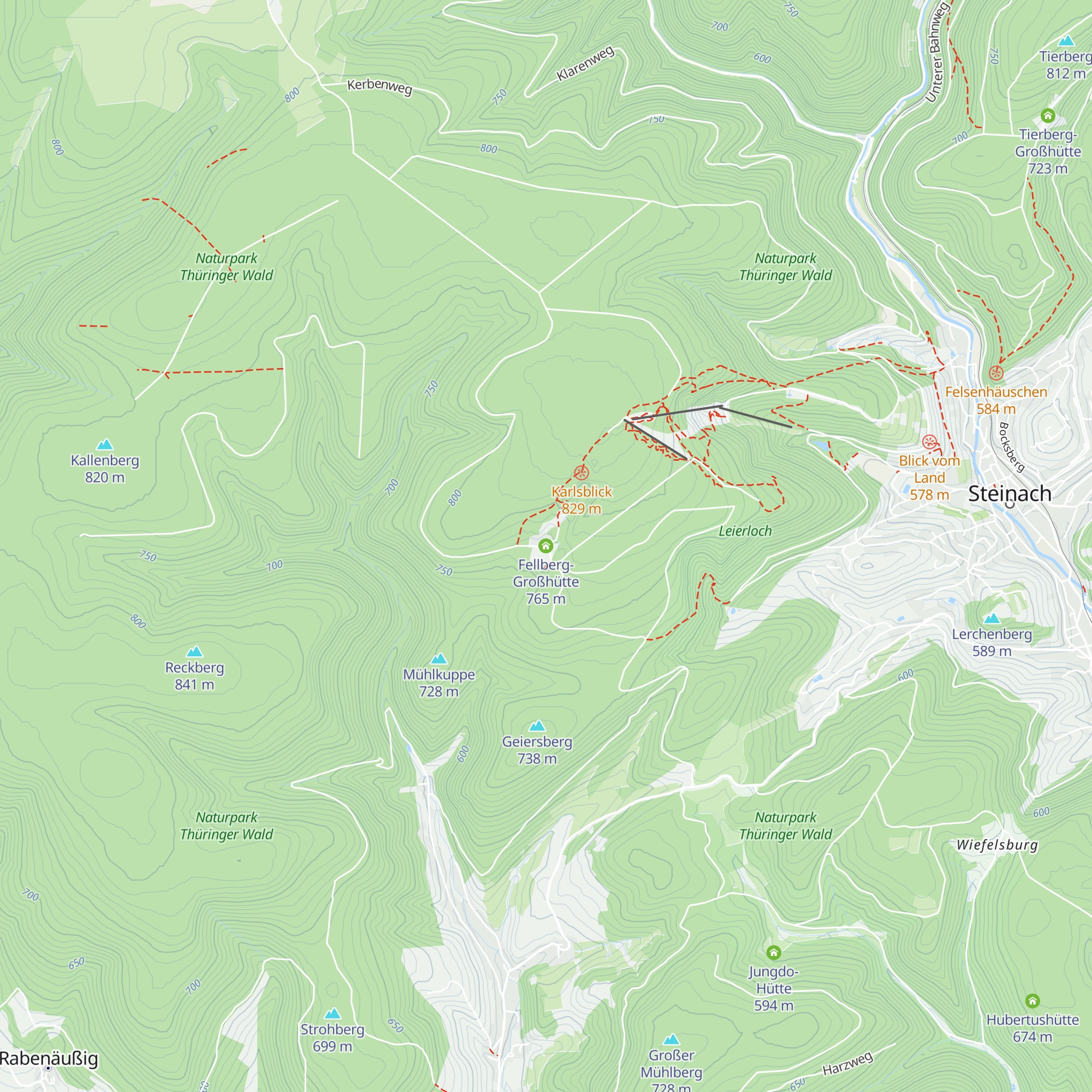 Fellberg-Großhütte map