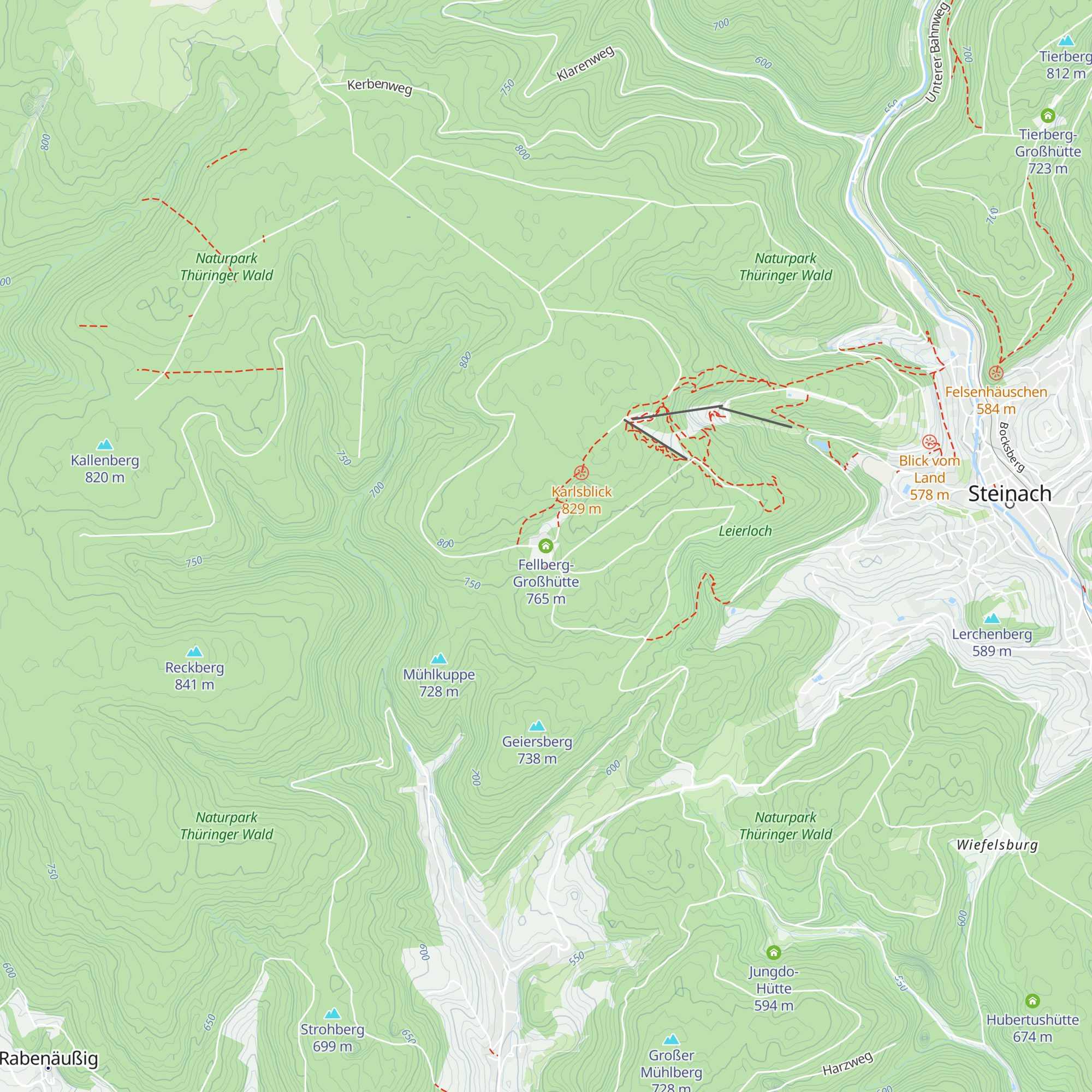 Fellberg-Großhütte map