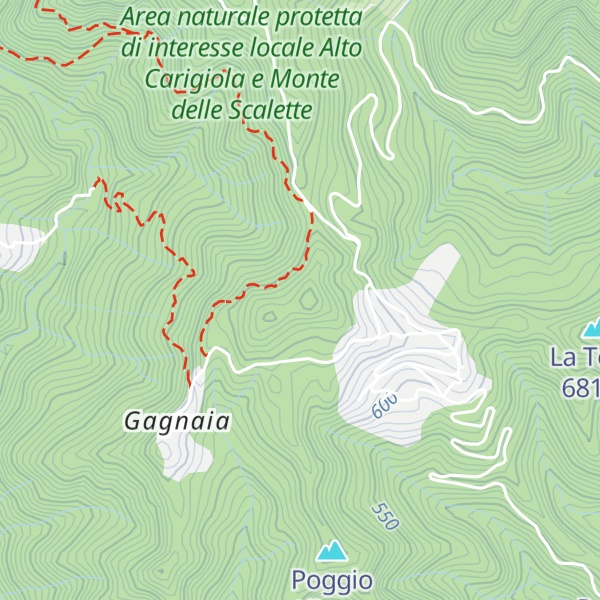Map of Poggio di Cavarzano