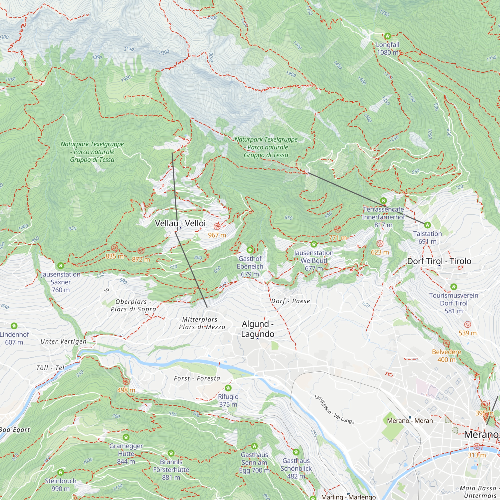 Gasthof Ebeneich map