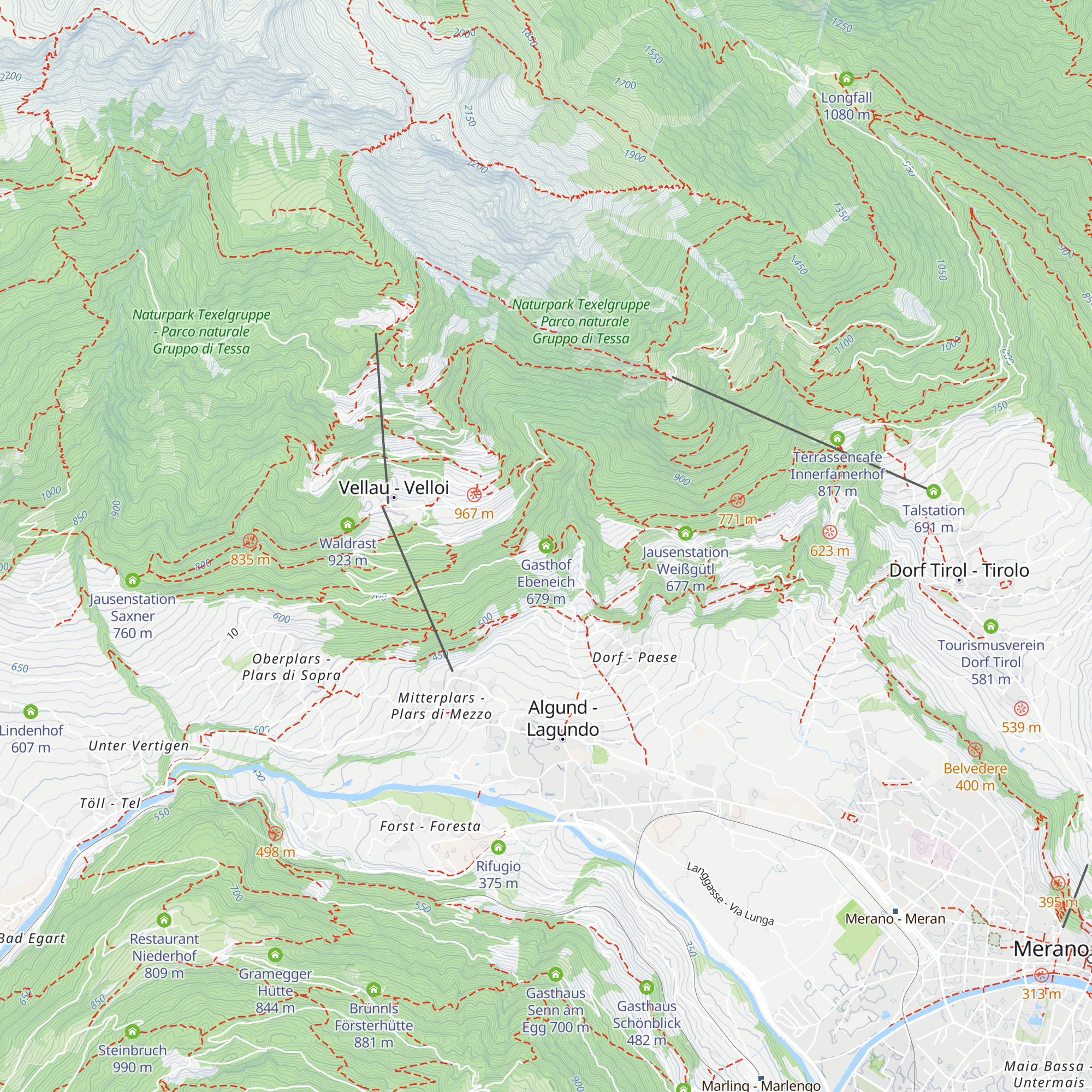 Gasthof Ebeneich map