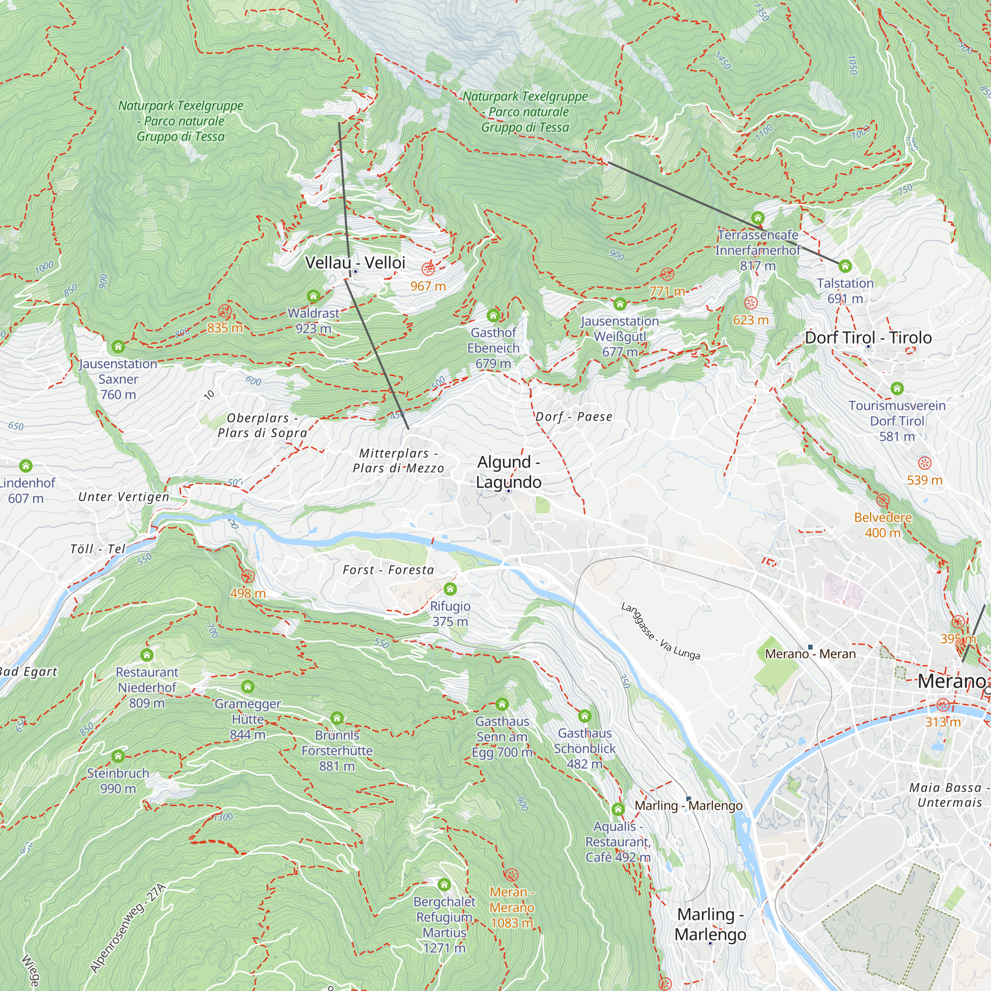 Tourismusbüro Algund map