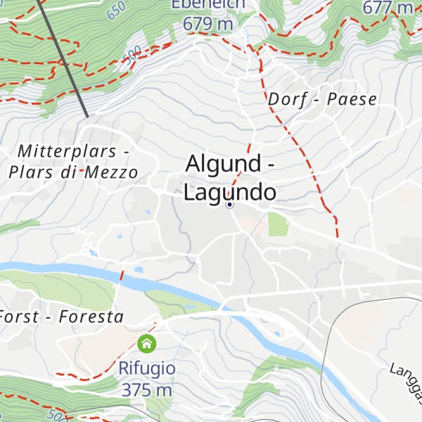Map of Tourismusbüro Algund