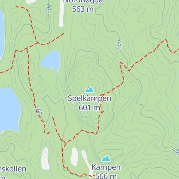 Map of Spelkampen