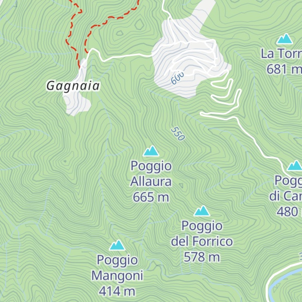 Map of Poggio Allaura