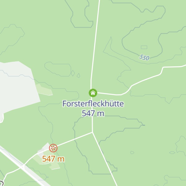 Map of Forsterfleckhütte