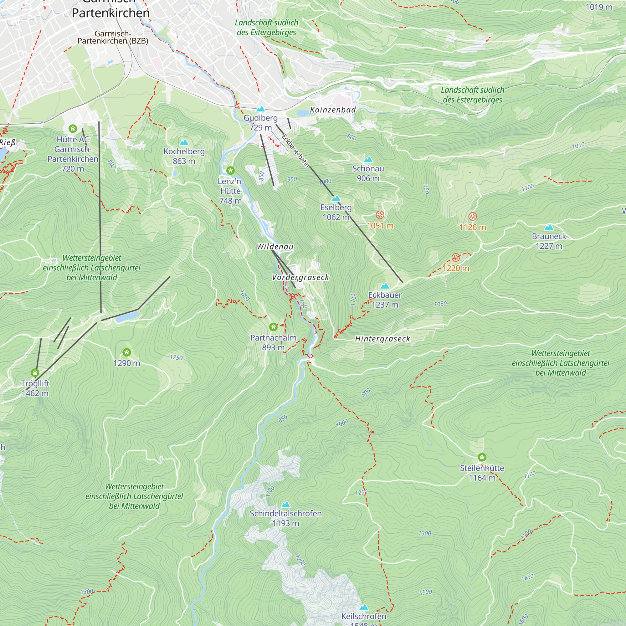 Kaiserschmarrn-Alm map
