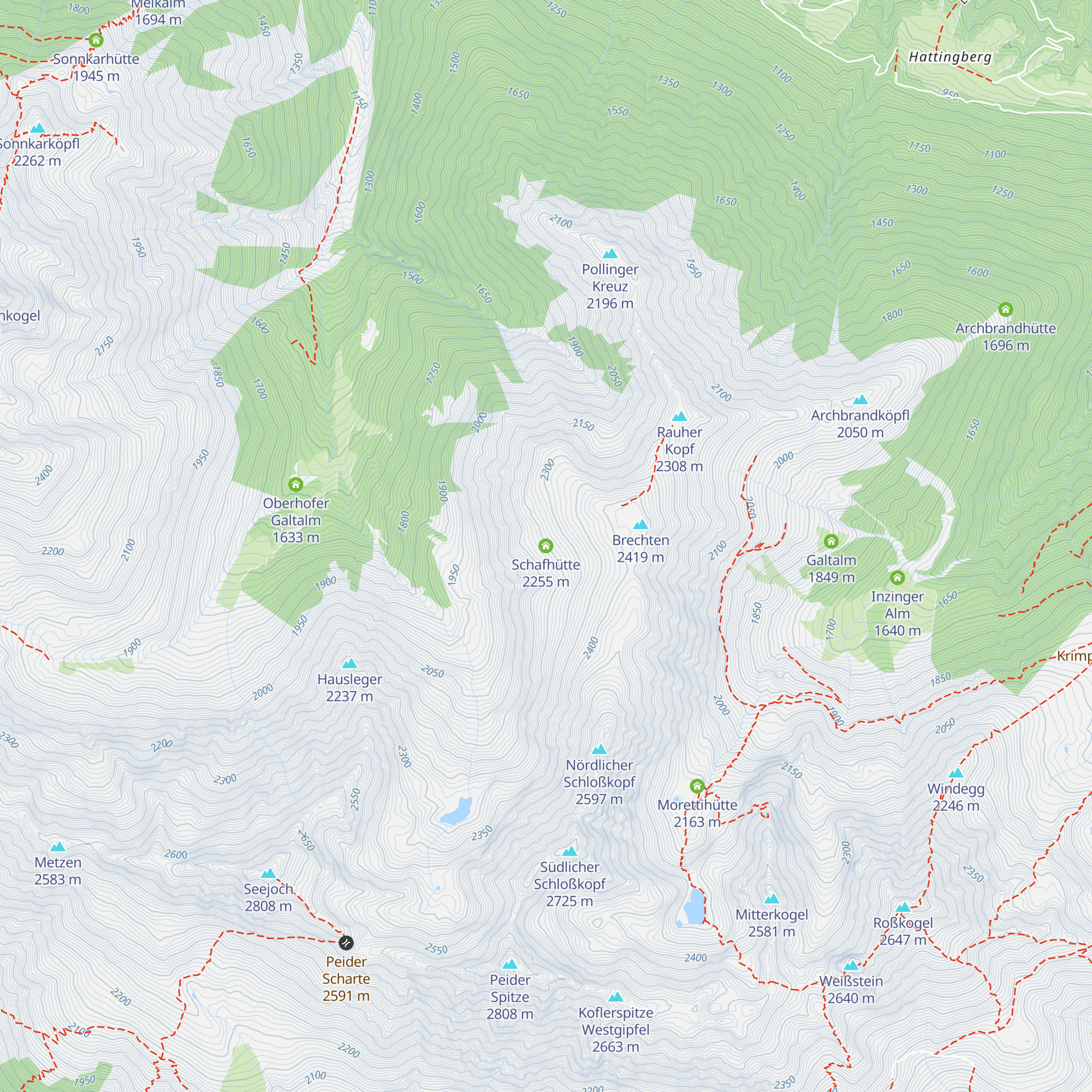 Schafhütte map