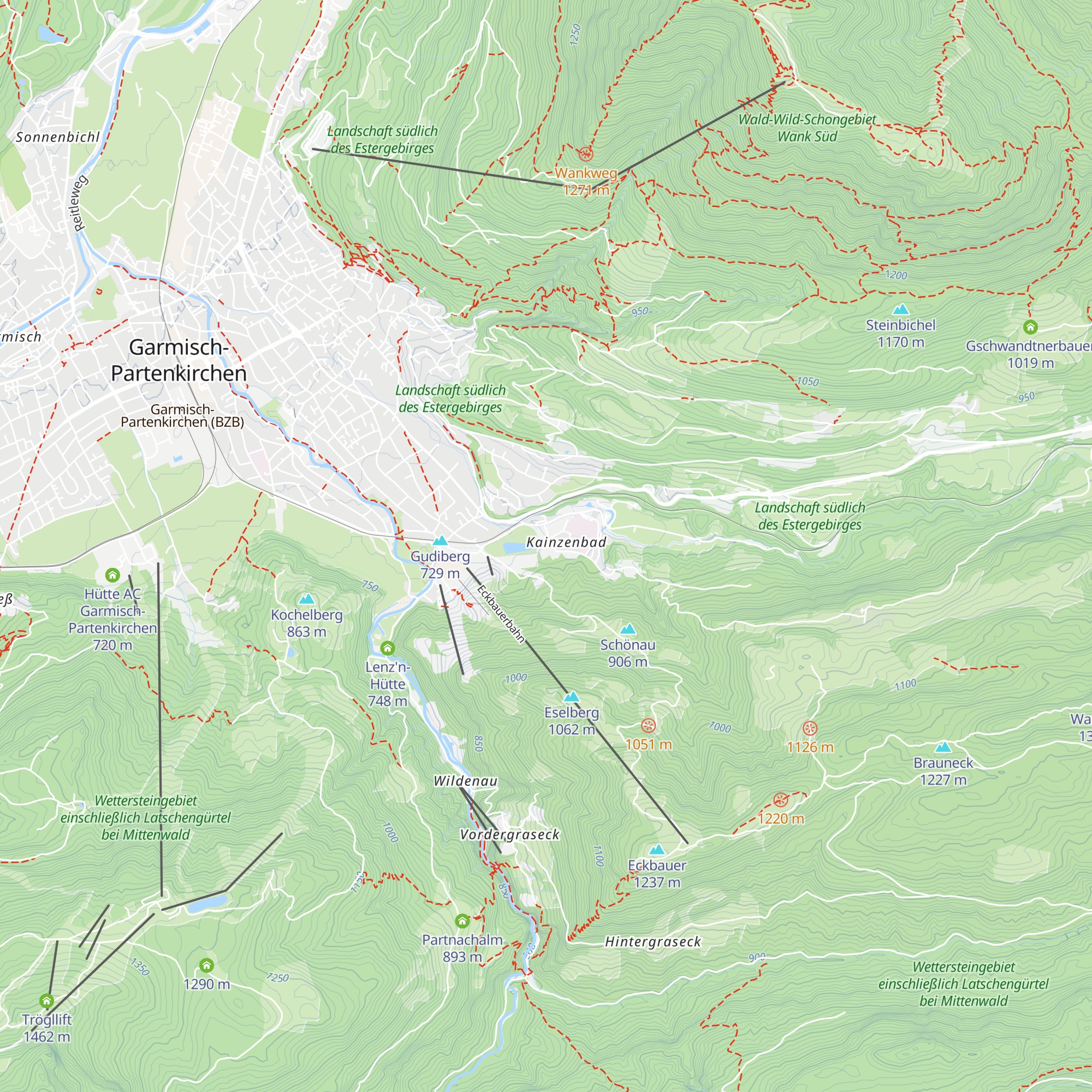 Eishütte map