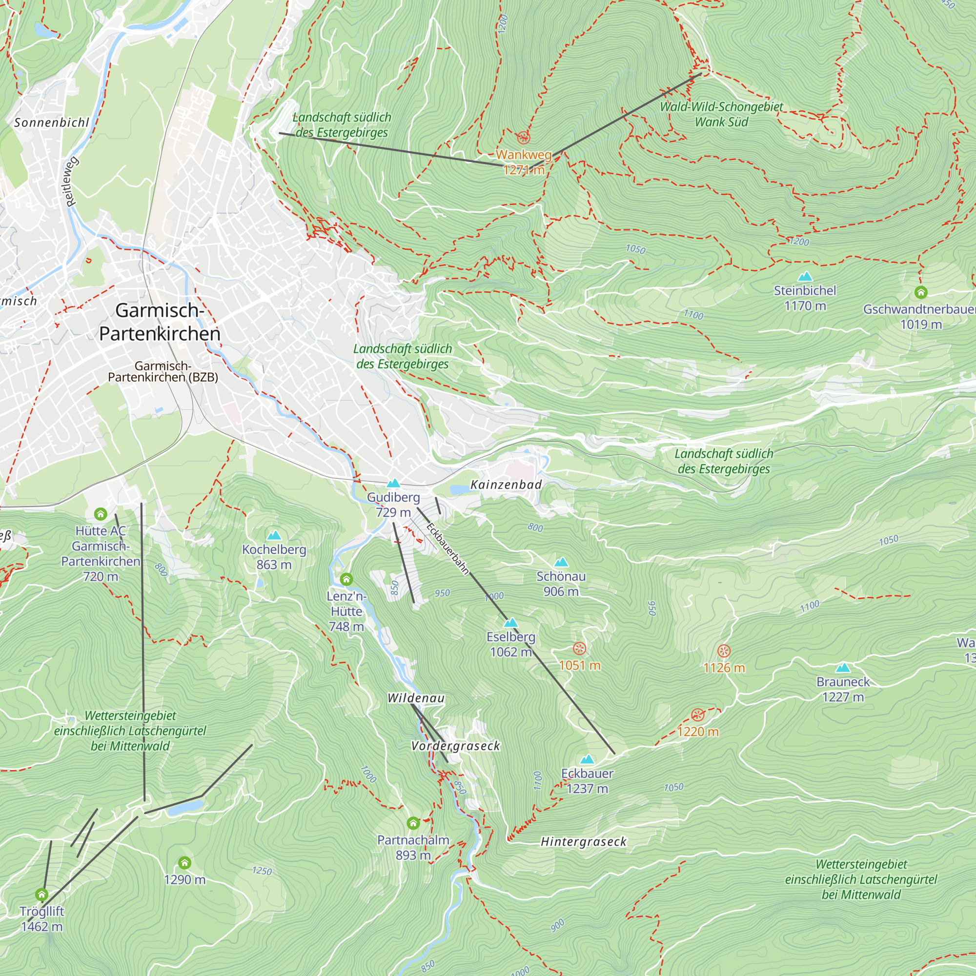 Eishütte map