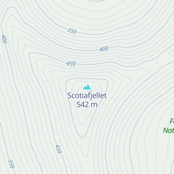 Map of Scotiafjellet