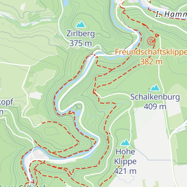 Map of Köthener Hütte