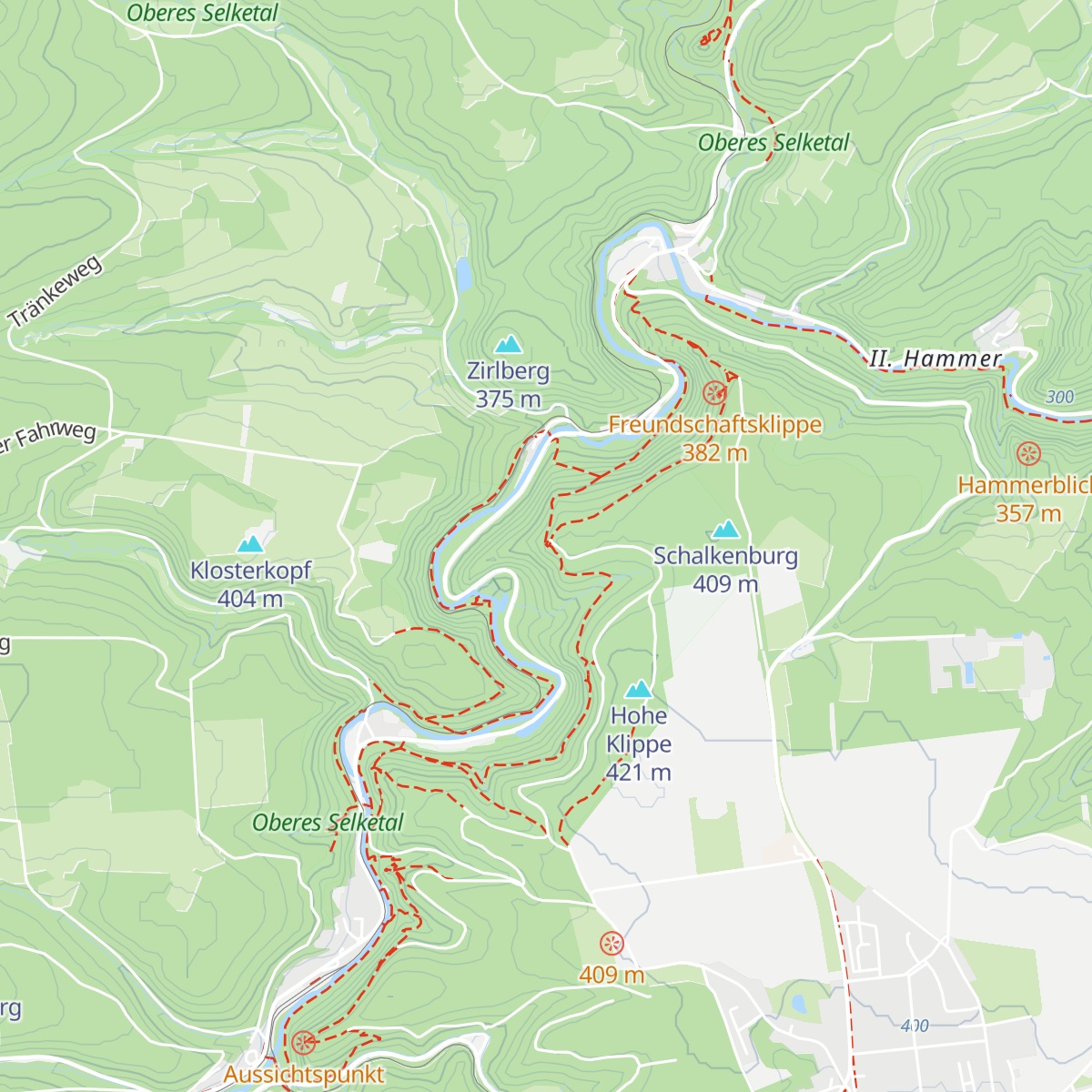 Köthener Hütte map