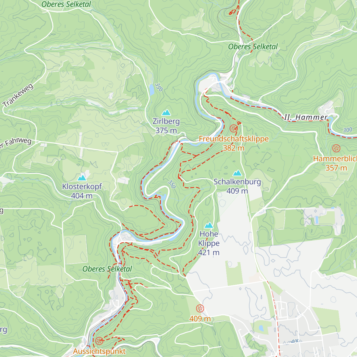 Köthener Hütte map