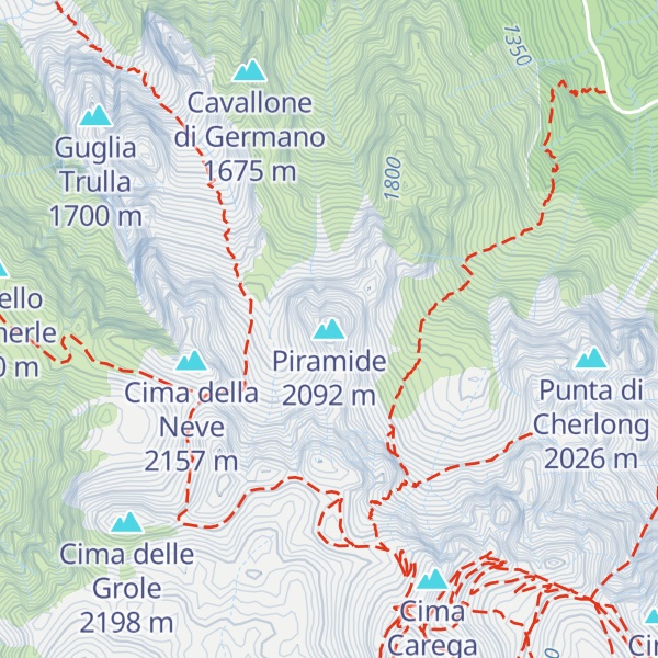 Map of Piramide