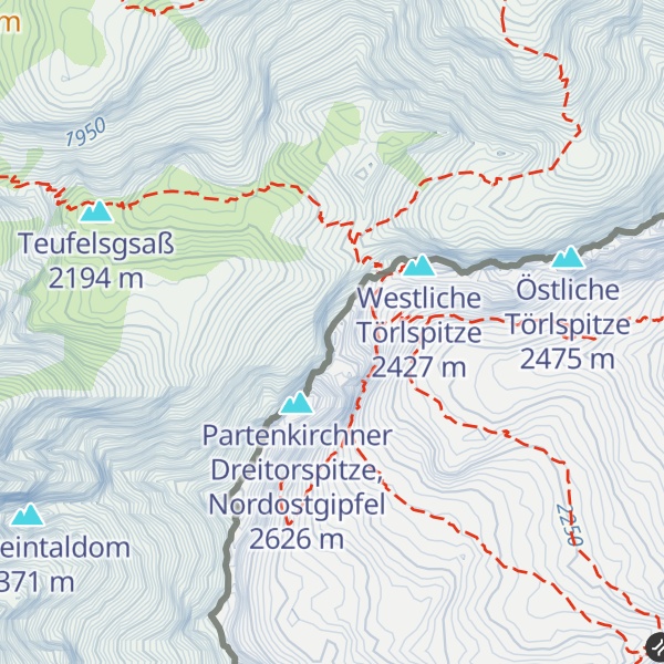 Map of Signalkuppe