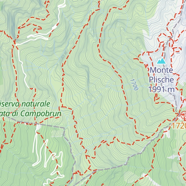 Map of Cascata Pilastro