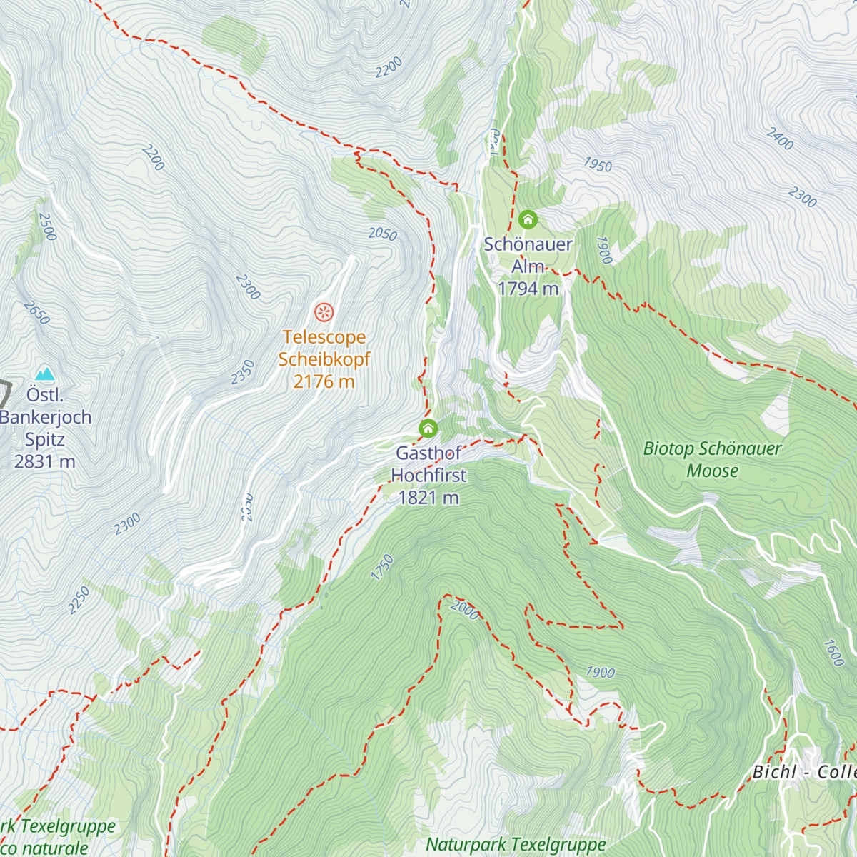 Gasthof Hochfirst map