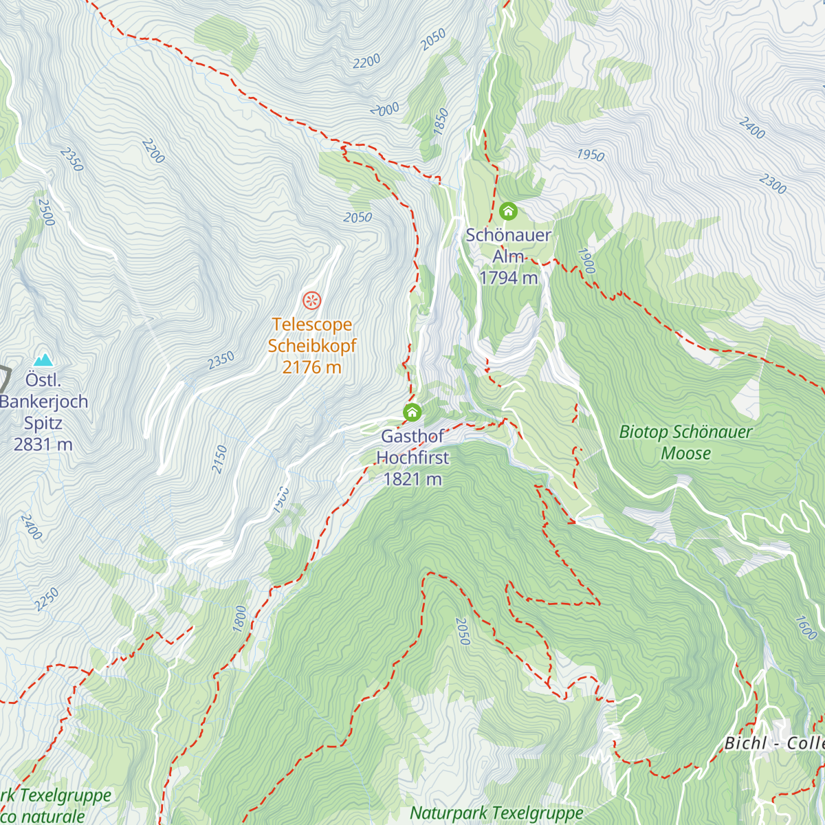 Gasthof Hochfirst map