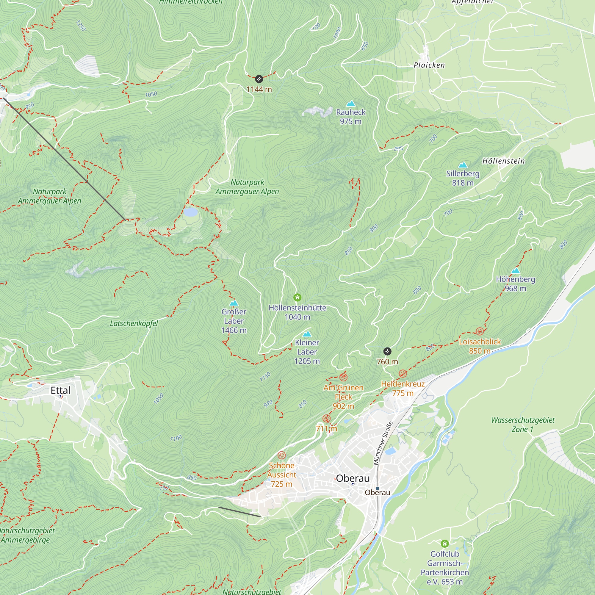 Höllensteinhütte map