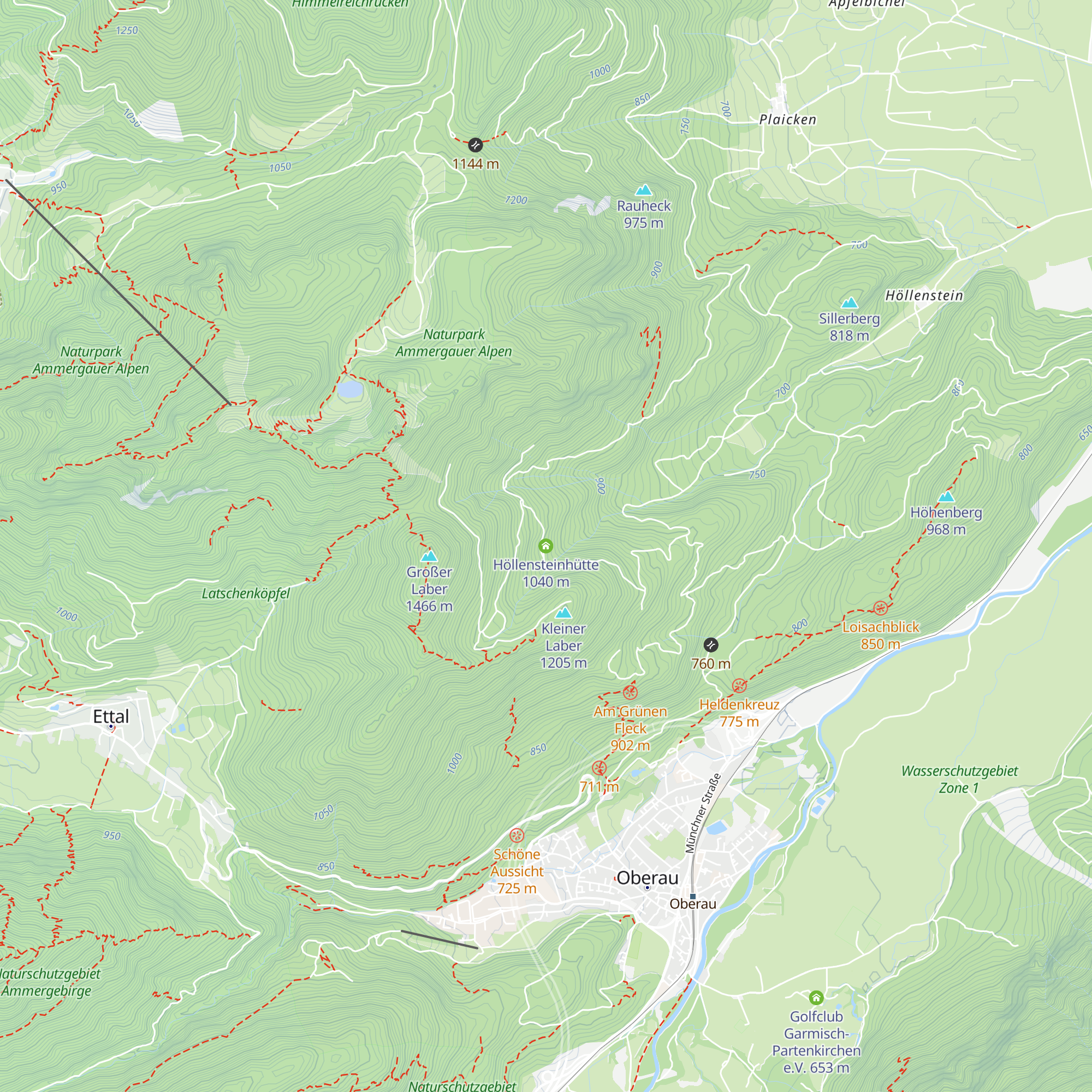 Höllensteinhütte map