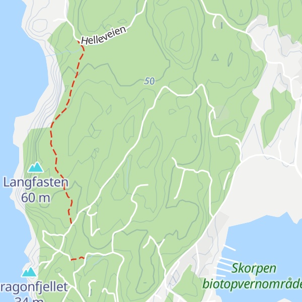Map of Manetoppen