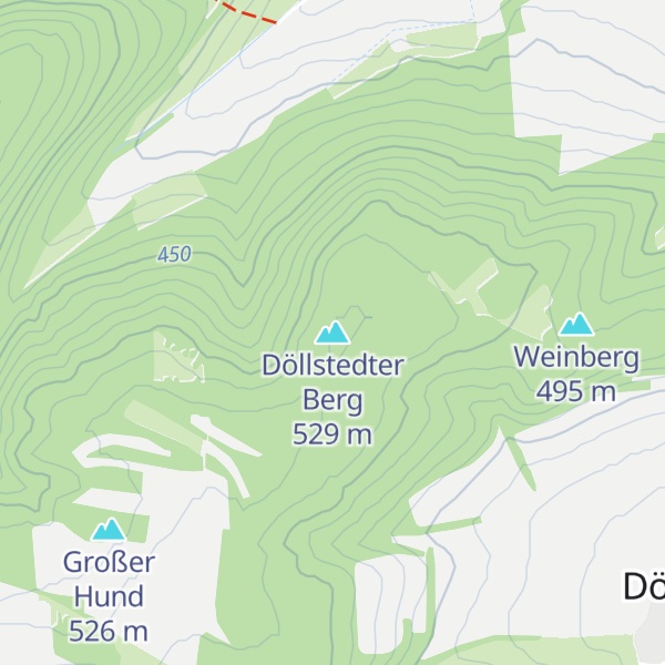 Map of Döllstedter Berg